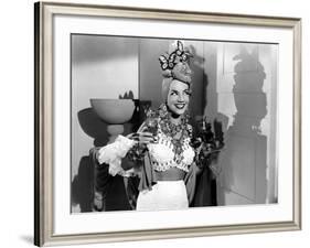 The Gang's All Here, Carmen Miranda, 1943-null-Framed Photo