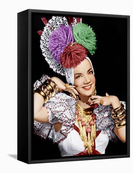 THE GANG'S ALL HERE, Carmen Miranda, 1943.-null-Framed Stretched Canvas