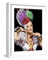 THE GANG'S ALL HERE, Carmen Miranda, 1943.-null-Framed Photo