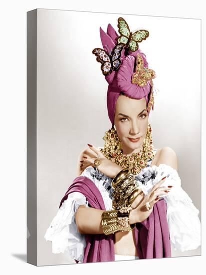 THE GANG'S ALL HERE, Carmen Miranda, 1943.-null-Stretched Canvas