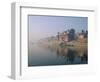 The Ganga (Ganges) River Waterfront, Varanasi (Benares), Uttar Pradesh State, India-John Henry Claude Wilson-Framed Photographic Print