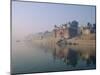 The Ganga (Ganges) River Waterfront, Varanasi (Benares), Uttar Pradesh State, India-John Henry Claude Wilson-Mounted Photographic Print