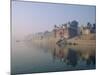 The Ganga (Ganges) River Waterfront, Varanasi (Benares), Uttar Pradesh State, India-John Henry Claude Wilson-Mounted Photographic Print