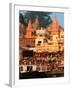 The Ganges River in Varanasi, India-Dee Ann Pederson-Framed Premium Photographic Print