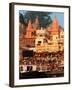 The Ganges River in Varanasi, India-Dee Ann Pederson-Framed Premium Photographic Print