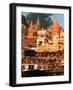 The Ganges River in Varanasi, India-Dee Ann Pederson-Framed Photographic Print