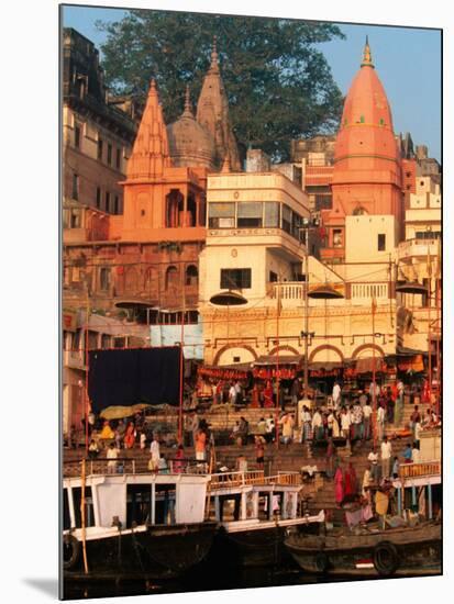 The Ganges River in Varanasi, India-Dee Ann Pederson-Mounted Photographic Print