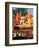 The Ganges River in Varanasi, India-Dee Ann Pederson-Framed Photographic Print