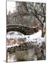 The Gapstow Bridge of Central Park in Winter, Manhattan in New York City-Philippe Hugonnard-Mounted Photographic Print