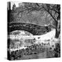 The Gapstow Bridge of Central Park in Winter, Manhattan in New York City-Philippe Hugonnard-Stretched Canvas