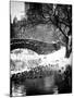 The Gapstow Bridge of Central Park in Winter, Manhattan in New York City-Philippe Hugonnard-Mounted Photographic Print