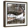 The Gapstow Bridge of Central Park in Winter, Manhattan in New York City-Philippe Hugonnard-Framed Photographic Print