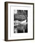 The Gapstow Bridge of Central Park in Winter, Manhattan in New York City-Philippe Hugonnard-Framed Art Print