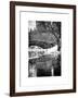 The Gapstow Bridge of Central Park in Winter, Manhattan in New York City-Philippe Hugonnard-Framed Art Print