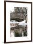 The Gapstow Bridge of Central Park in Winter, Manhattan in New York City-Philippe Hugonnard-Framed Art Print