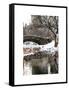 The Gapstow Bridge of Central Park in Winter, Manhattan in New York City-Philippe Hugonnard-Framed Stretched Canvas