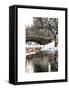 The Gapstow Bridge of Central Park in Winter, Manhattan in New York City-Philippe Hugonnard-Framed Stretched Canvas