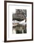 The Gapstow Bridge of Central Park in Winter, Manhattan in New York City-Philippe Hugonnard-Framed Art Print