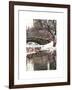 The Gapstow Bridge of Central Park in Winter, Manhattan in New York City-Philippe Hugonnard-Framed Art Print