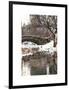 The Gapstow Bridge of Central Park in Winter, Manhattan in New York City-Philippe Hugonnard-Framed Art Print