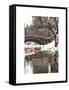 The Gapstow Bridge of Central Park in Winter, Manhattan in New York City-Philippe Hugonnard-Framed Stretched Canvas