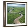 The Garamba River Winds Through the Grasslands of the Garamba National Park in Northern Congo-Nigel Pavitt-Framed Photographic Print