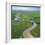 The Garamba River Winds Through the Grasslands of the Garamba National Park in Northern Congo-Nigel Pavitt-Framed Photographic Print