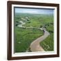 The Garamba River Winds Through the Grasslands of the Garamba National Park in Northern Congo-Nigel Pavitt-Framed Photographic Print