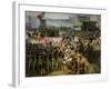 The Garde Nationale de Paris Leaves to Join the Army in September 1792-Leon Cogniet-Framed Giclee Print