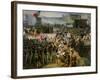 The Garde Nationale de Paris Leaves to Join the Army in September 1792-Leon Cogniet-Framed Giclee Print