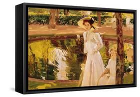 The Garden, 1913-Joaquín Sorolla y Bastida-Framed Stretched Canvas