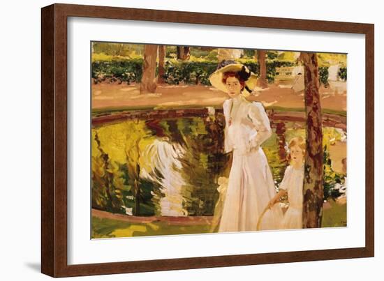 The Garden, 1913-Joaquín Sorolla y Bastida-Framed Giclee Print