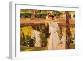 The Garden, 1913-Joaquín Sorolla y Bastida-Framed Giclee Print