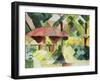 The Garden, 1914-Auguste Macke-Framed Giclee Print