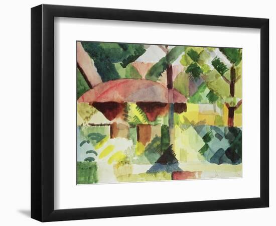 The Garden, 1914-Auguste Macke-Framed Giclee Print