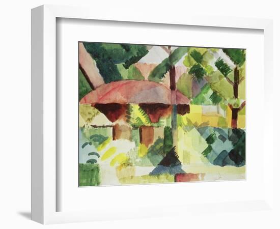 The Garden, 1914-Auguste Macke-Framed Giclee Print