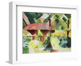 The Garden, 1914-Auguste Macke-Framed Giclee Print