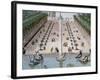 The Garden and Fountain of Villa Pisani in Stra (Veneto)-null-Framed Giclee Print