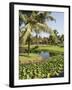 The Garden and Golf Course at the Leela Hotel, Mobor, Goa, India-R H Productions-Framed Photographic Print