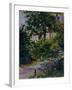 The Garden Around Manet's House in Reuil, France-Edouard Manet-Framed Giclee Print