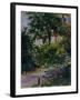 The Garden Around Manet's House in Reuil, France-Edouard Manet-Framed Giclee Print