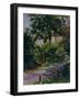 The Garden Around Manet's House in Reuil, France-Edouard Manet-Framed Giclee Print