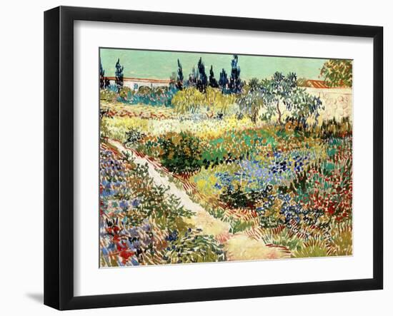 The Garden at Arles, 1888-Vincent van Gogh-Framed Premium Giclee Print