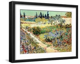 The Garden at Arles, 1888-Vincent van Gogh-Framed Premium Giclee Print