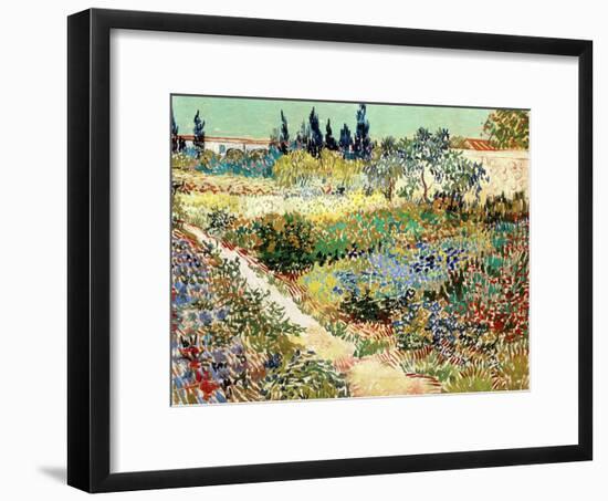 The Garden at Arles, 1888-Vincent van Gogh-Framed Giclee Print