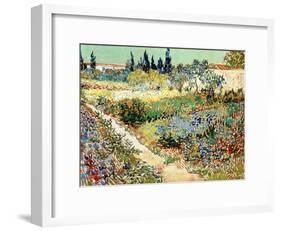 The Garden at Arles, 1888-Vincent van Gogh-Framed Giclee Print