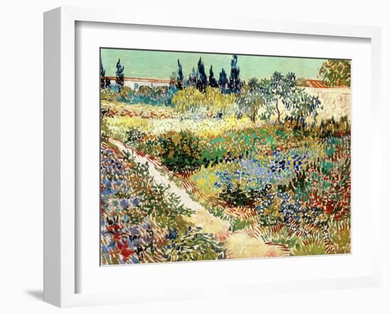 The Garden at Arles, 1888-Vincent van Gogh-Framed Giclee Print