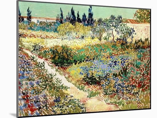 The Garden at Arles, 1888-Vincent van Gogh-Mounted Giclee Print