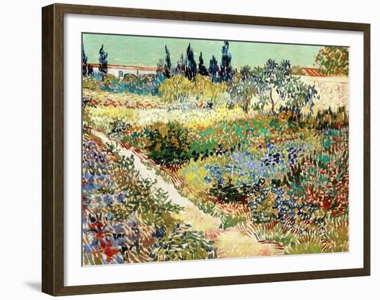 The Garden at Arles, 1888-Vincent van Gogh-Framed Giclee Print