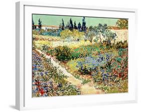 The Garden at Arles, 1888-Vincent van Gogh-Framed Giclee Print